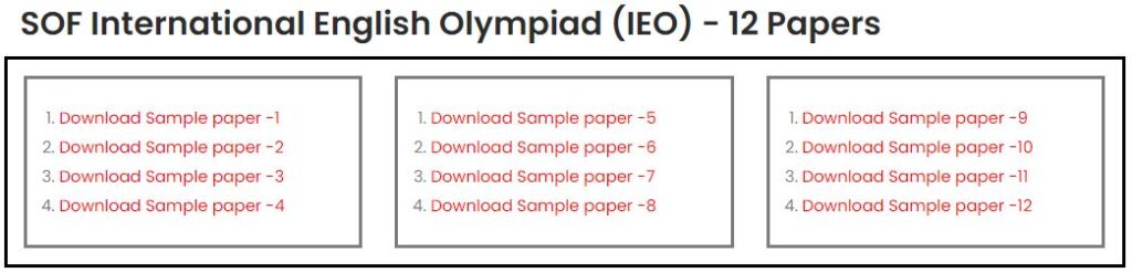 SOF International English Olympiad (IEO)