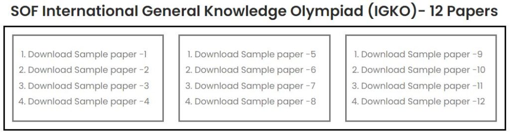 IGKO Sample Papers