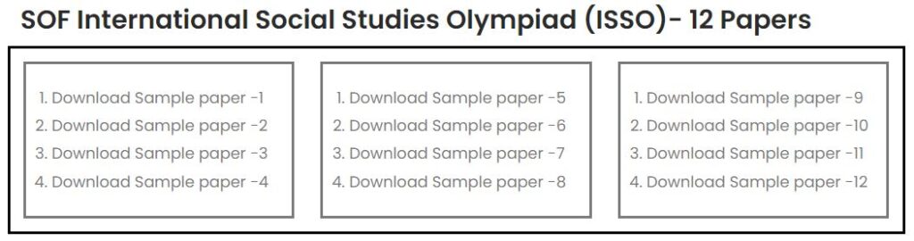 Download ISSO Sample Papers