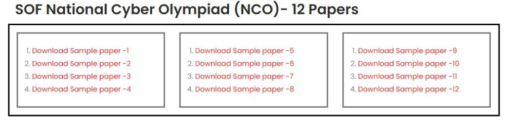 NOC Sample Papers